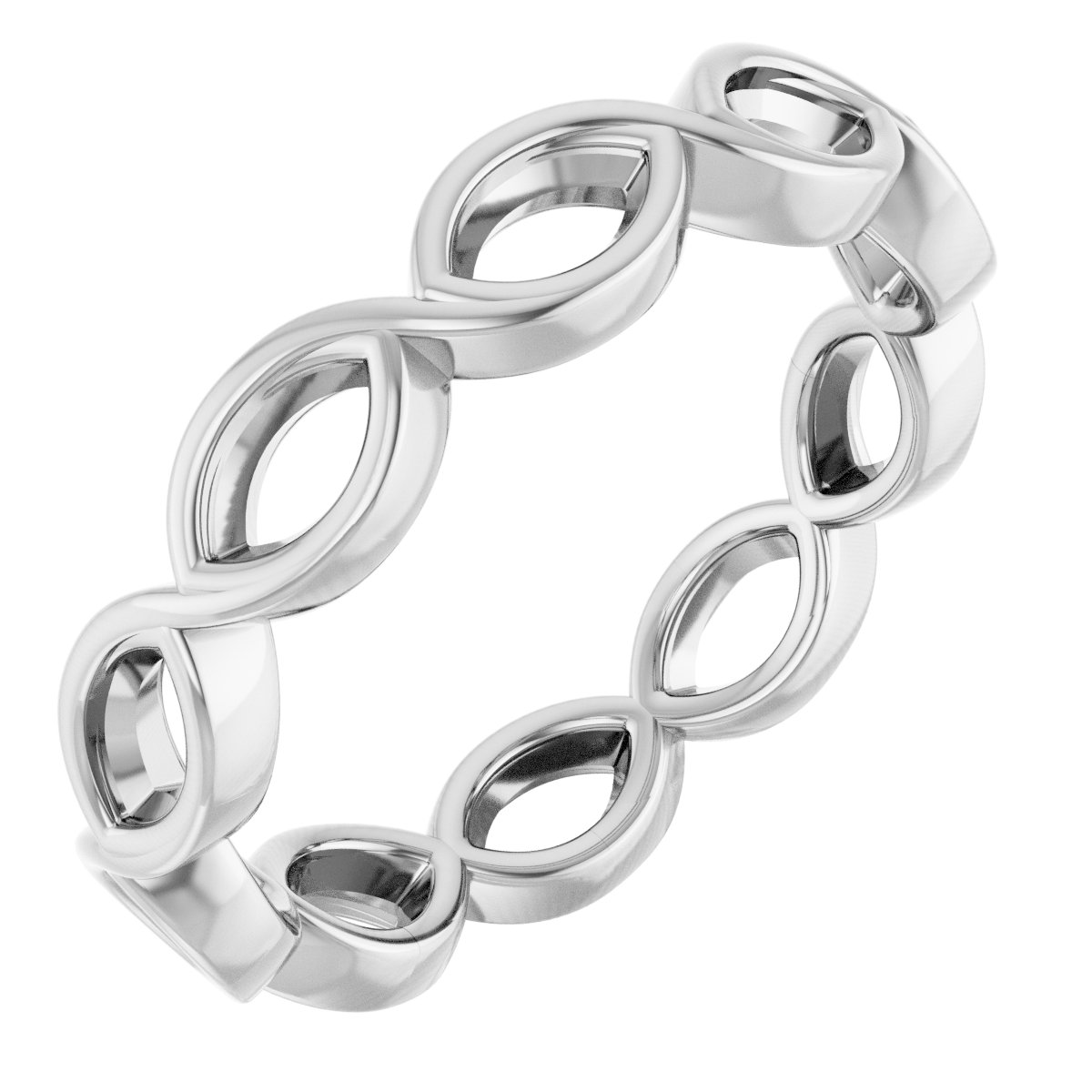 Bezel-Set Eternity Band