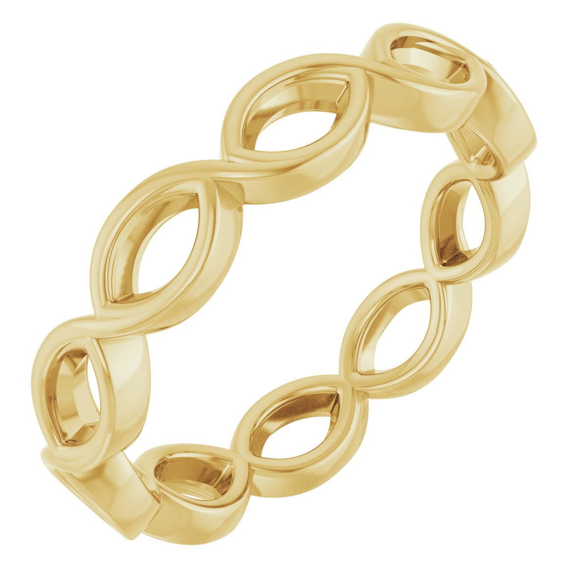 Bezel-Set Eternity Band