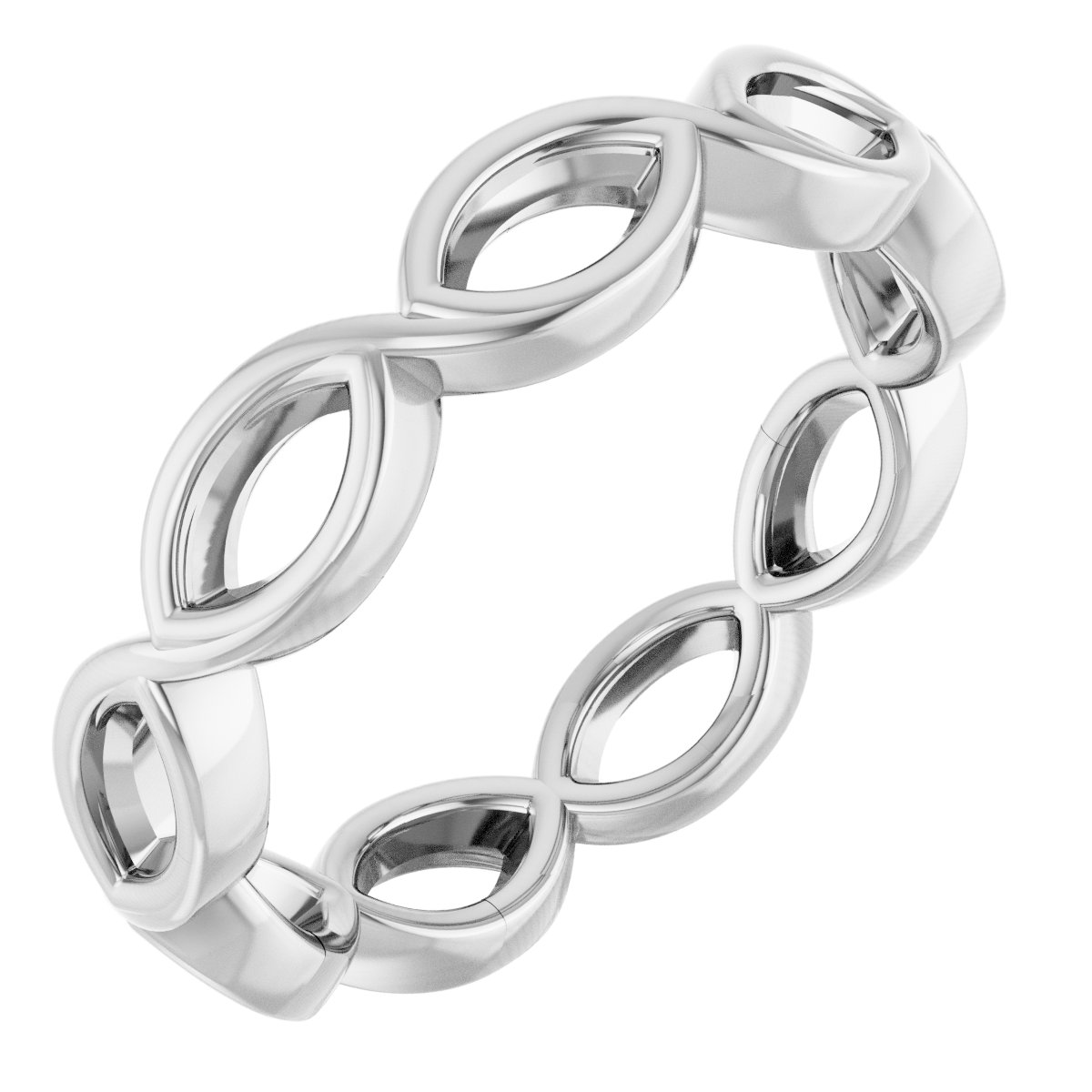 Bezel-Set Eternity Band