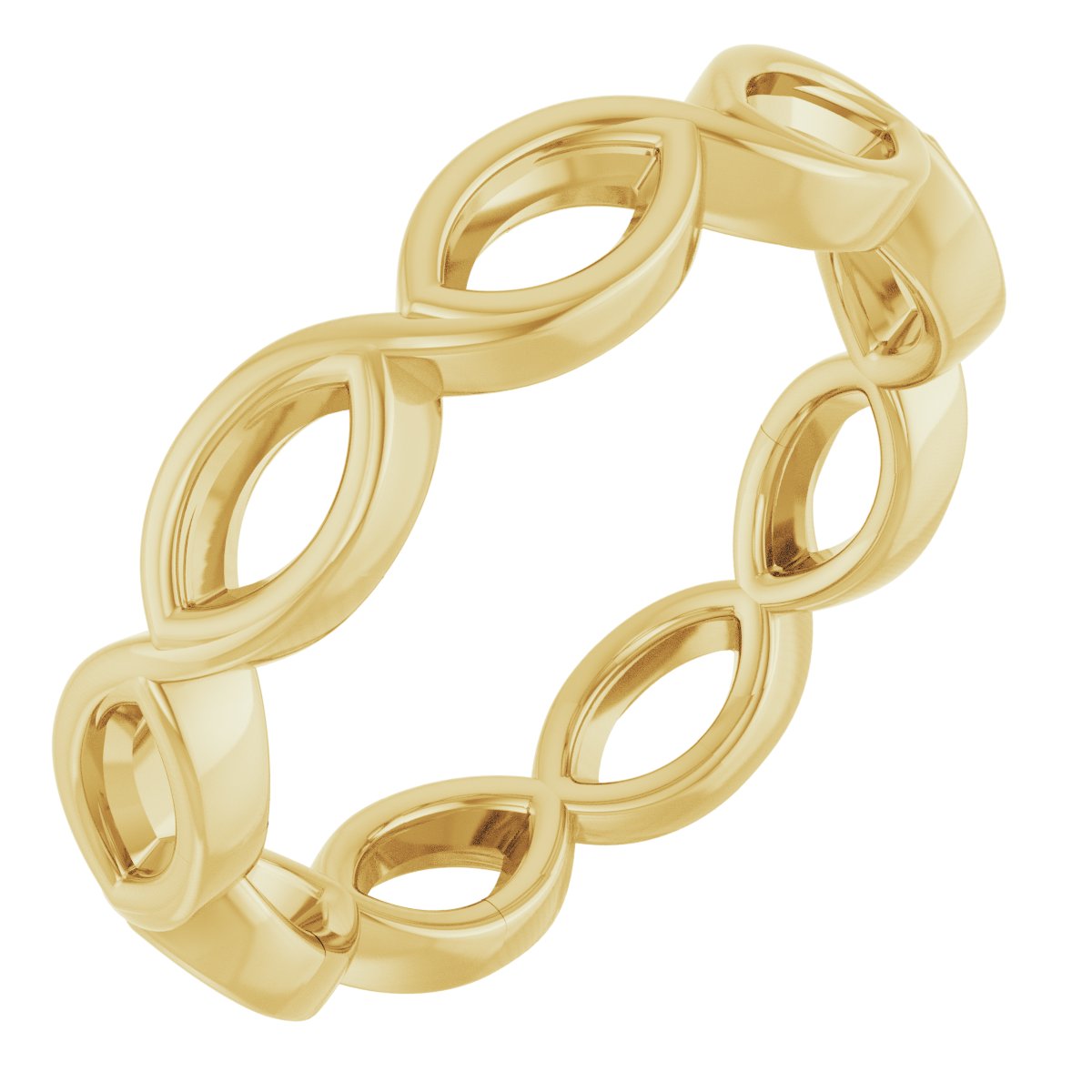 Bezel-Set Eternity Band
