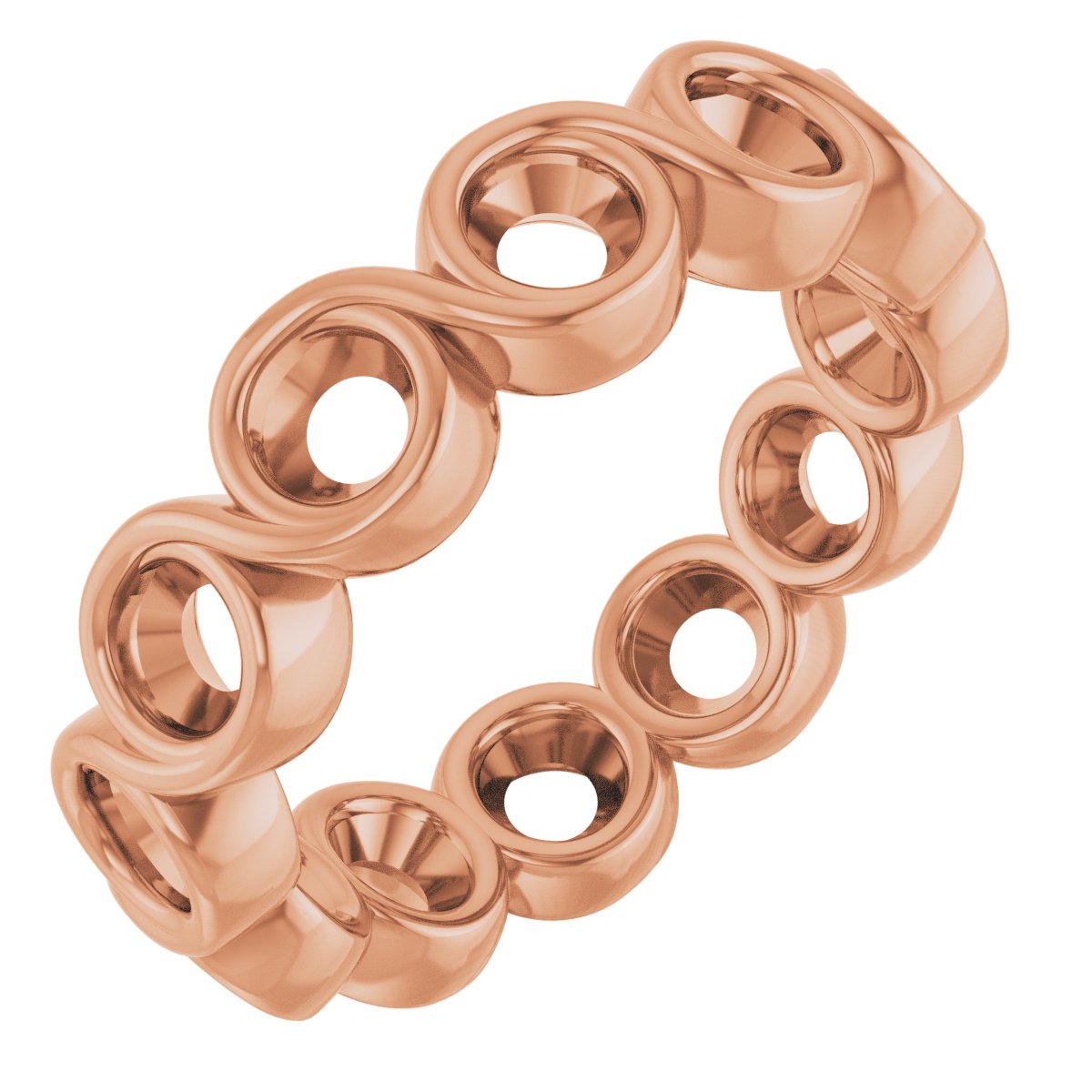 Bezel-Set Eternity Band