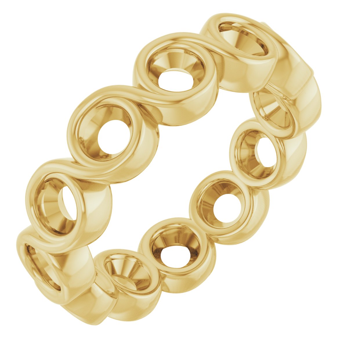 Bezel-Set Eternity Band