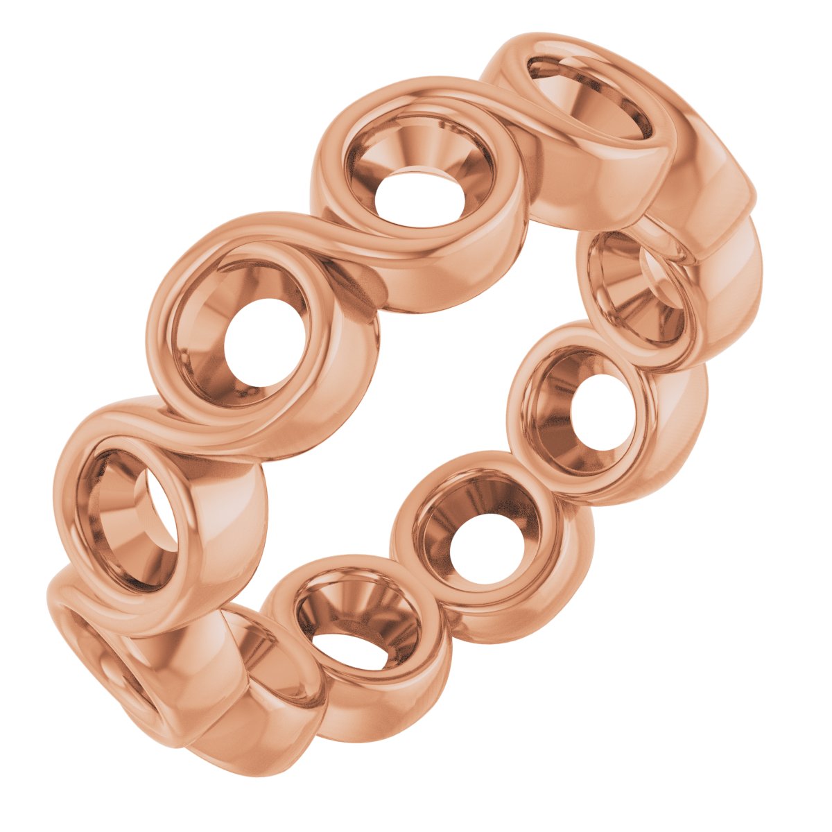 Bezel-Set Eternity Band
