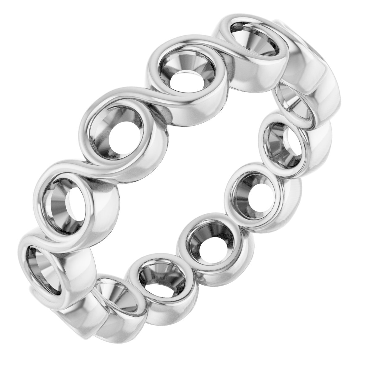 Bezel-Set Eternity Band