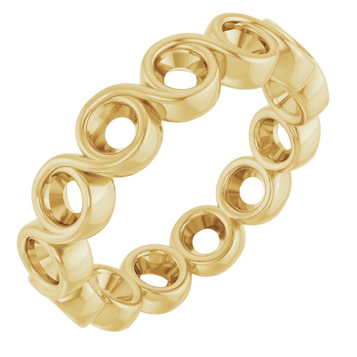 Bezel-Set Eternity Band