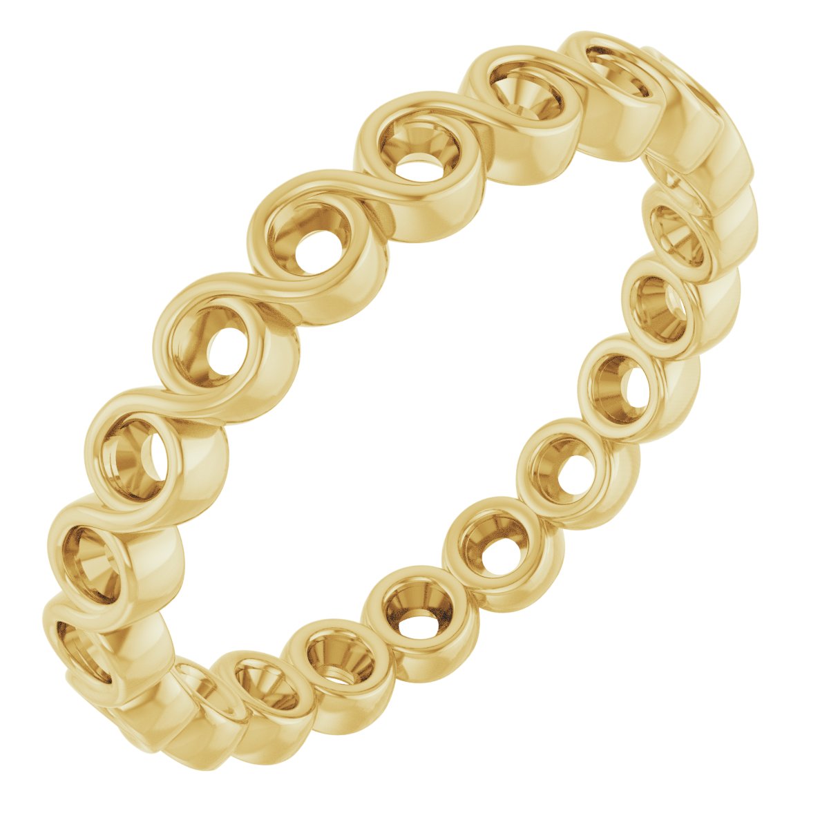 Bezel-Set Eternity Band