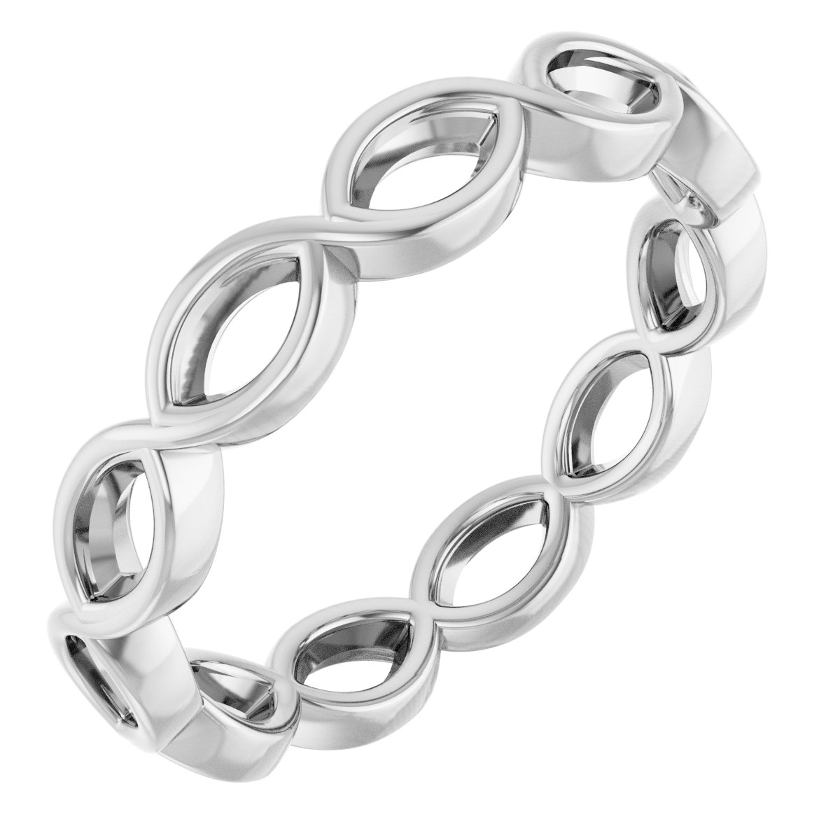 Bezel-Set Eternity Band