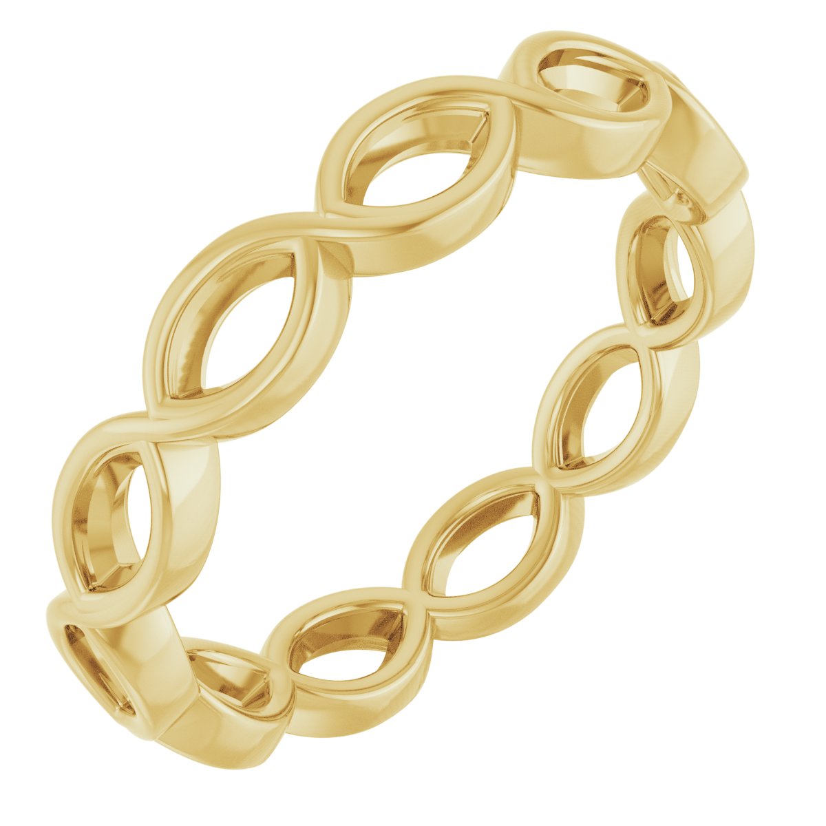 Bezel-Set Eternity Band