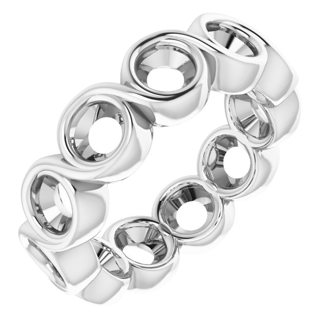 Bezel-Set Eternity Band