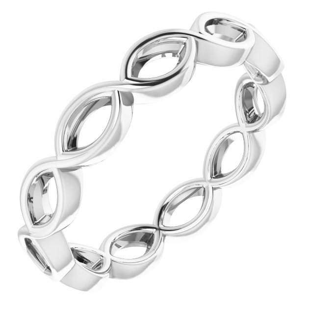Bezel-Set Eternity Band