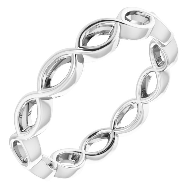 Bezel-Set Eternity Band