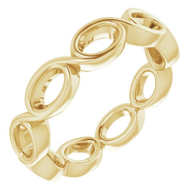 Bezel-Set Eternity Band