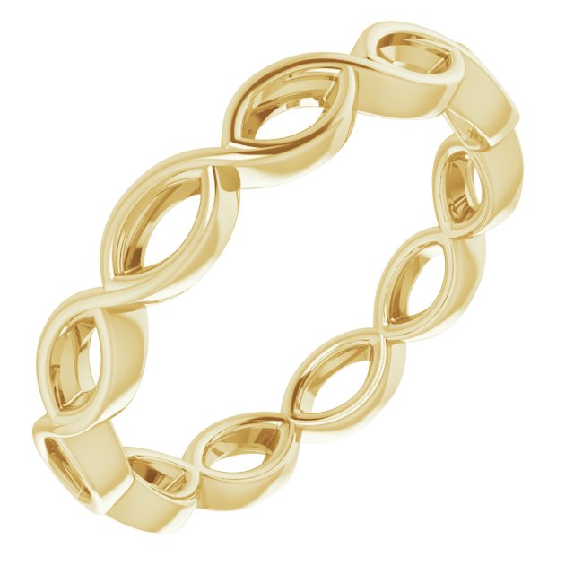 Bezel-Set Eternity Band