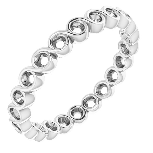 Bezel-Set Eternity Band
