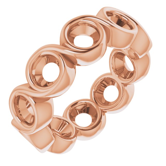 Bezel-Set Eternity Band