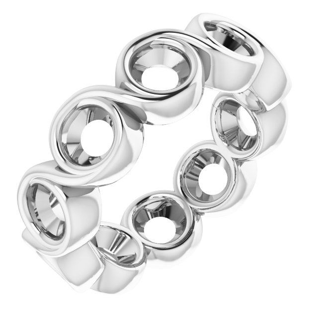 Bezel-Set Eternity Band
