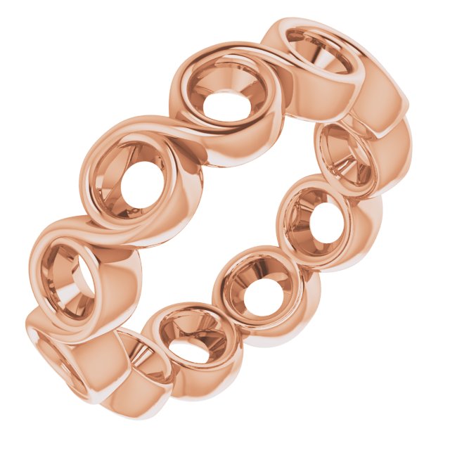 Bezel-Set Eternity Band