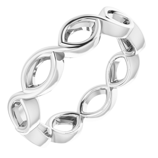 Bezel-Set Eternity Band