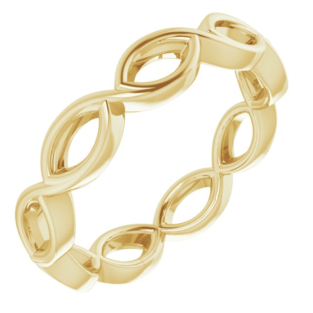 Bezel-Set Eternity Band