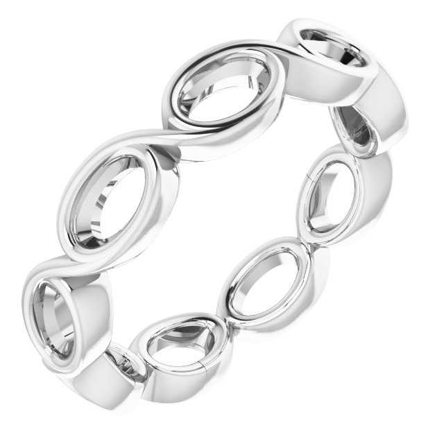 Bezel-Set Eternity Band