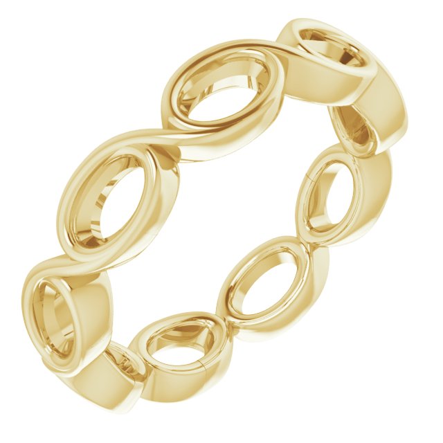 Bezel-Set Eternity Band