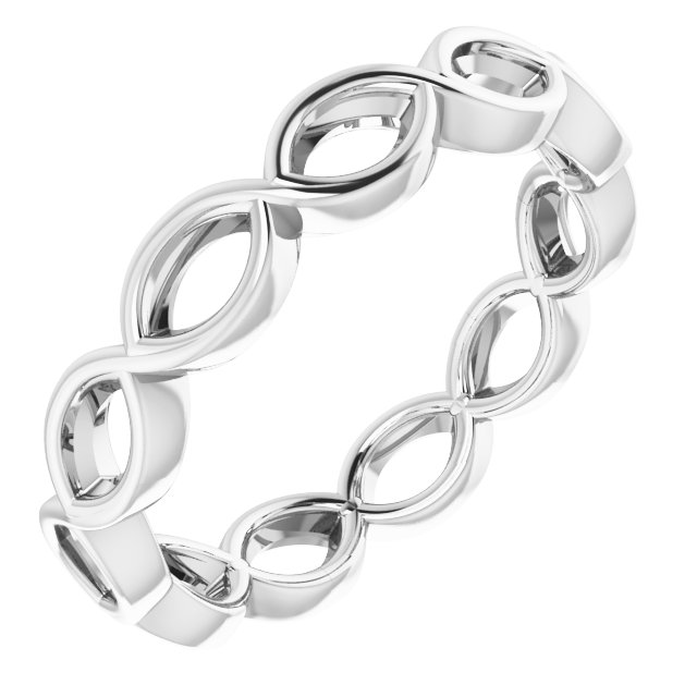 Bezel-Set Eternity Band