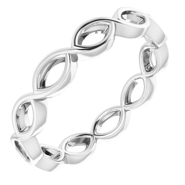 Bezel-Set Eternity Band