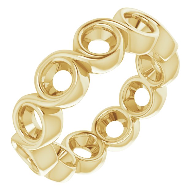 Bezel-Set Eternity Band