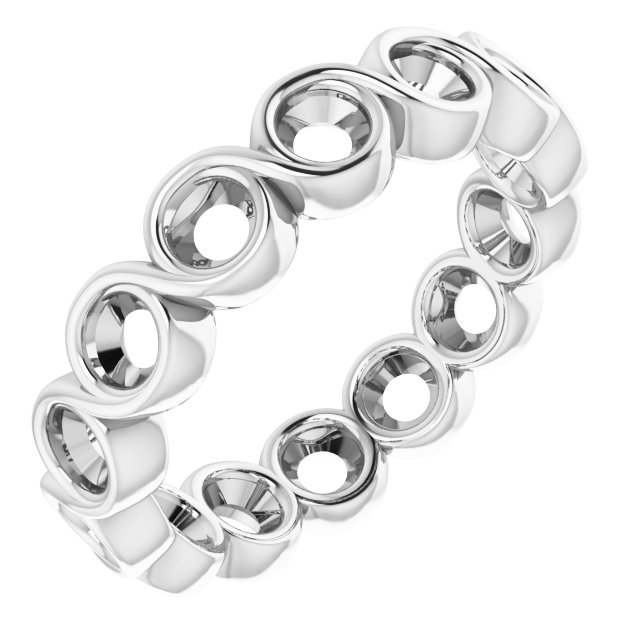 Bezel-Set Eternity Band
