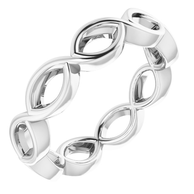 Bezel-Set Eternity Band