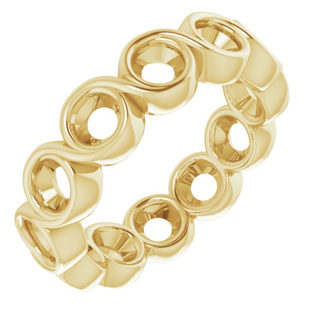 Bezel-Set Eternity Band