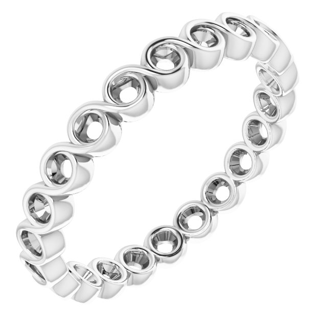 Bezel-Set Eternity Band
