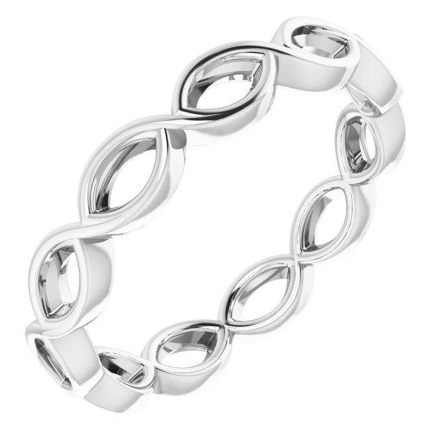 Bezel-Set Eternity Band