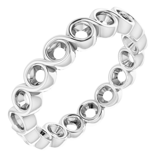 Bezel-Set Eternity Band