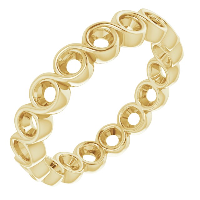 Bezel-Set Eternity Band