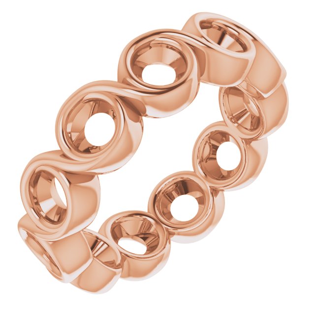 Bezel-Set Eternity Band