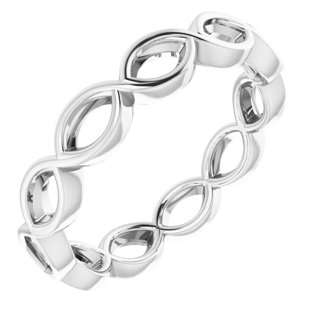 Bezel-Set Eternity Band