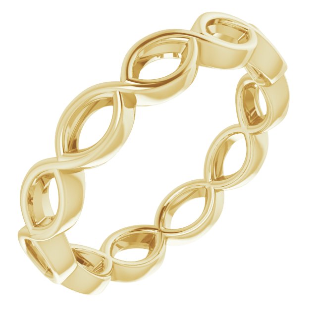 Bezel-Set Eternity Band