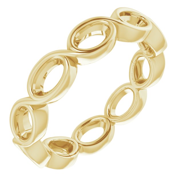 Bezel-Set Eternity Band