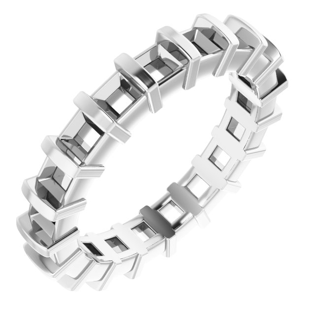 14K White 2 CTW Diamond Eternity Band Ref 14030460