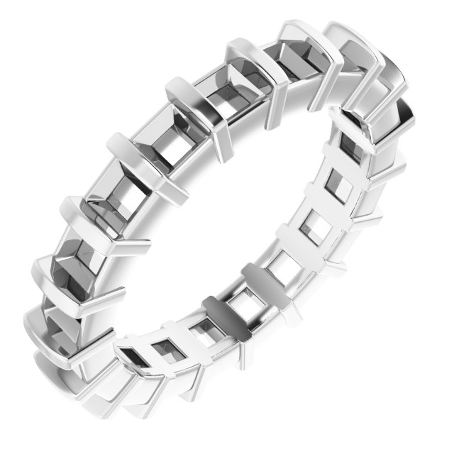 14K White 2.125 CTW Diamond Eternity Band Ref 14030416