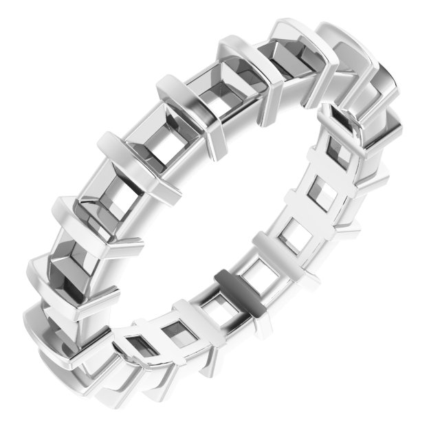 14K White 2.875 CTW Diamond Eternity Band Ref 14598709