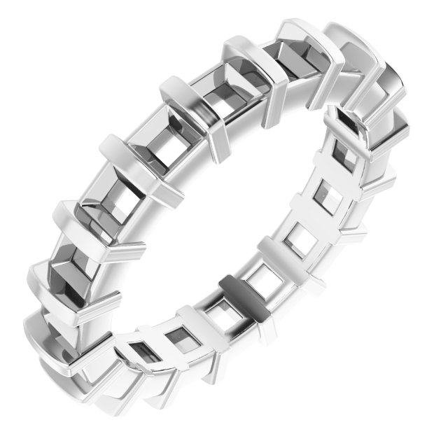 14K White 2.75 CTW Diamond Eternity Band Ref 14598698