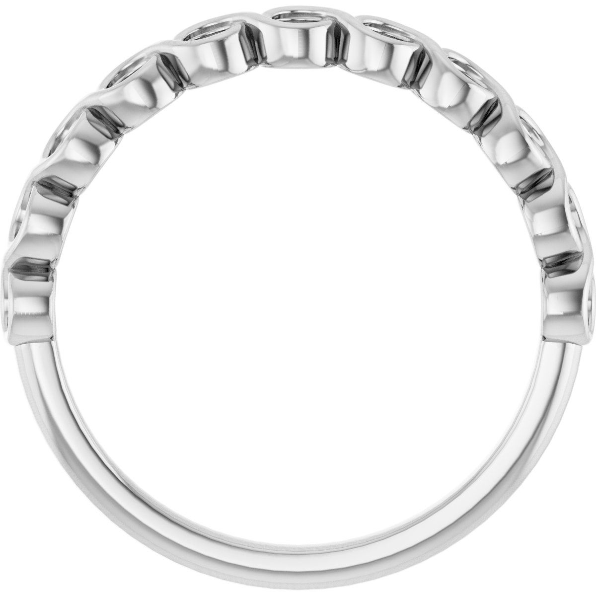 14K White 1/5 CTW Diamond Anniversary Band 