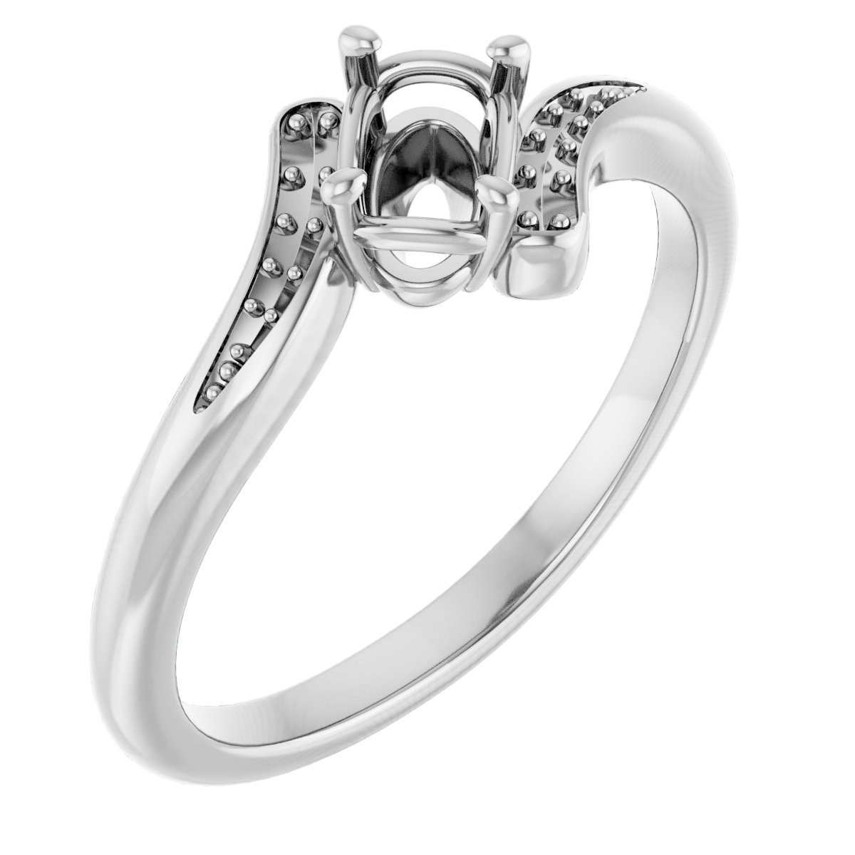 Accented Bypass Ring