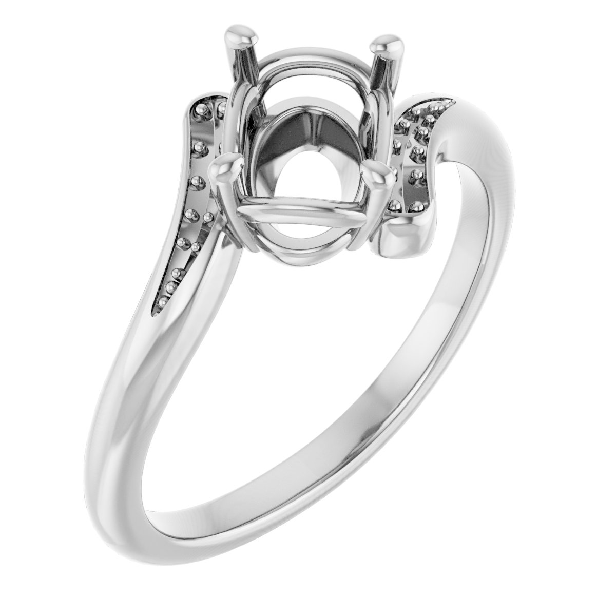Accented Bypass Ring