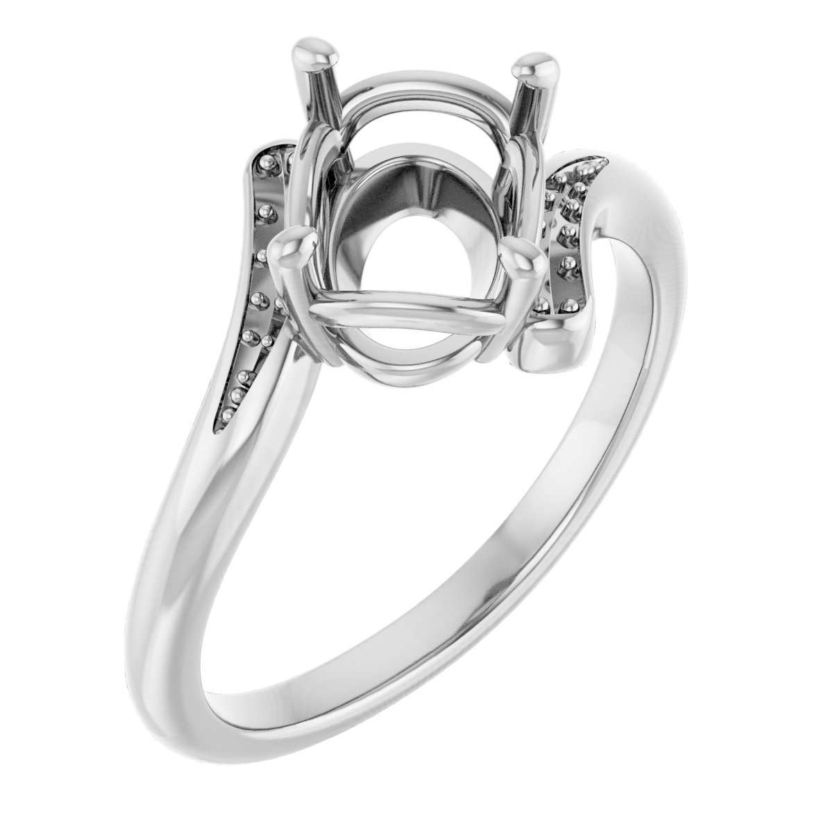 Accented Bypass Ring