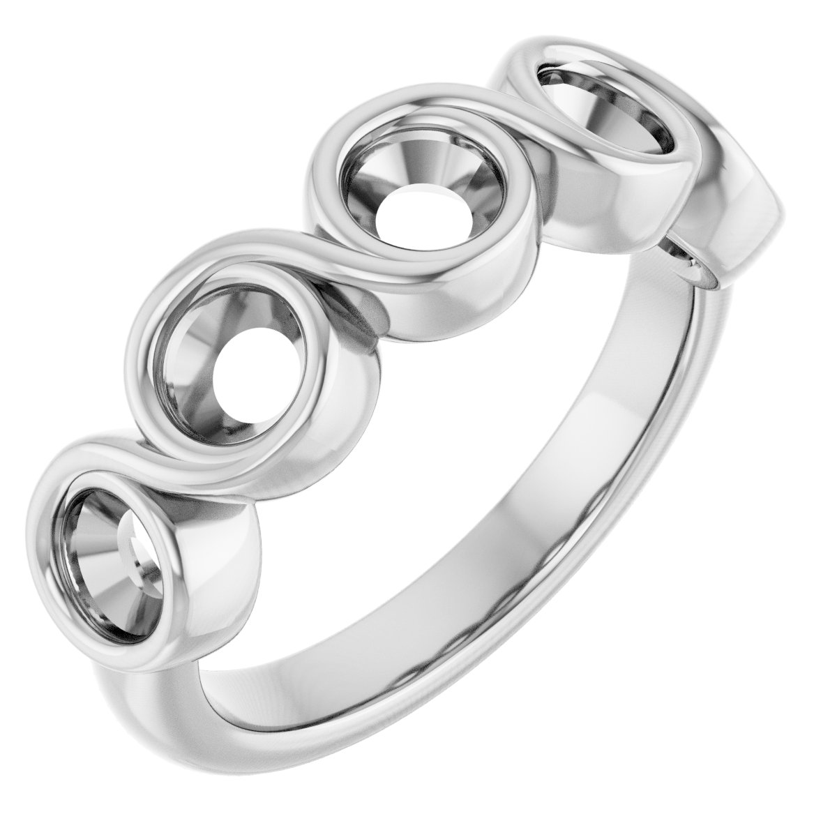 Bezel-Set Anniversary Band