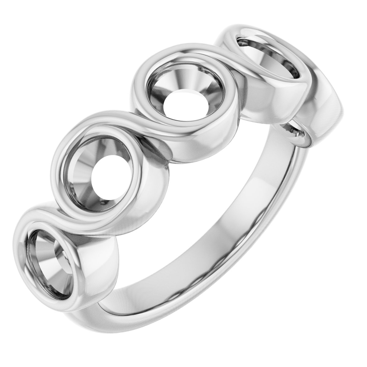 Bezel-Set Anniversary Band