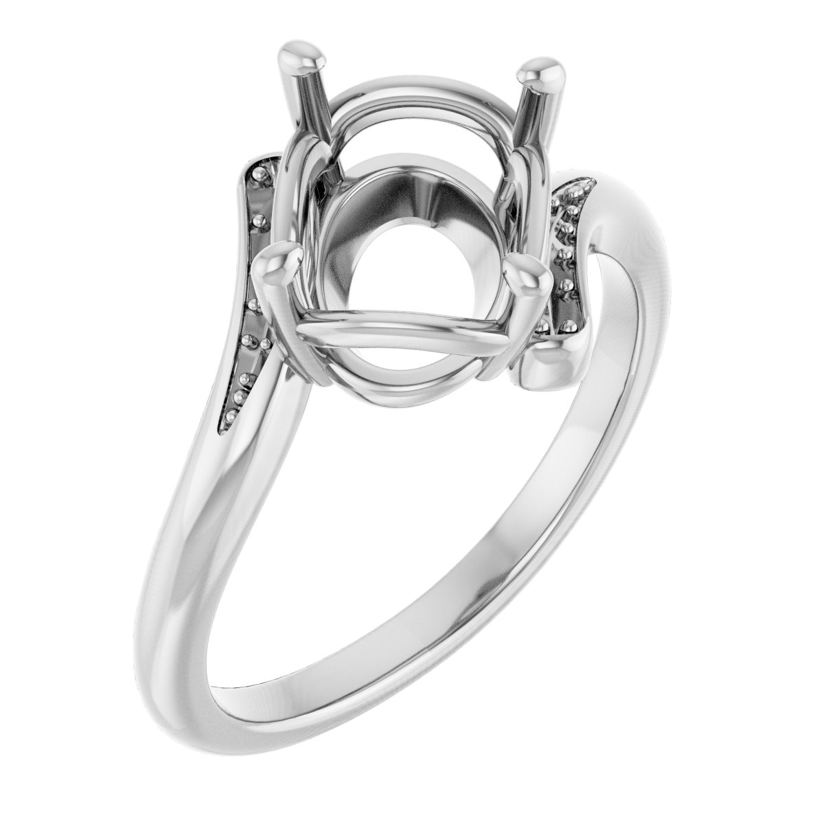 Accented Bypass Ring